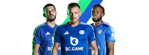 Sporters met bc.game op hun shirt